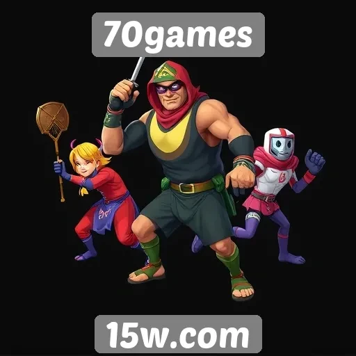 70games oferece variedade de gêneros em sua biblioteca